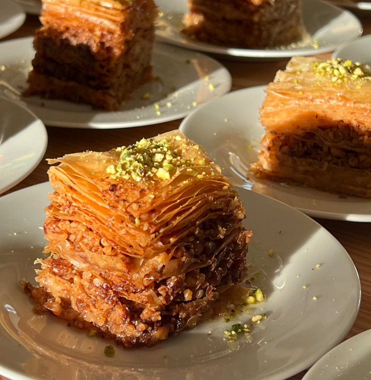 Greek walnut baklava