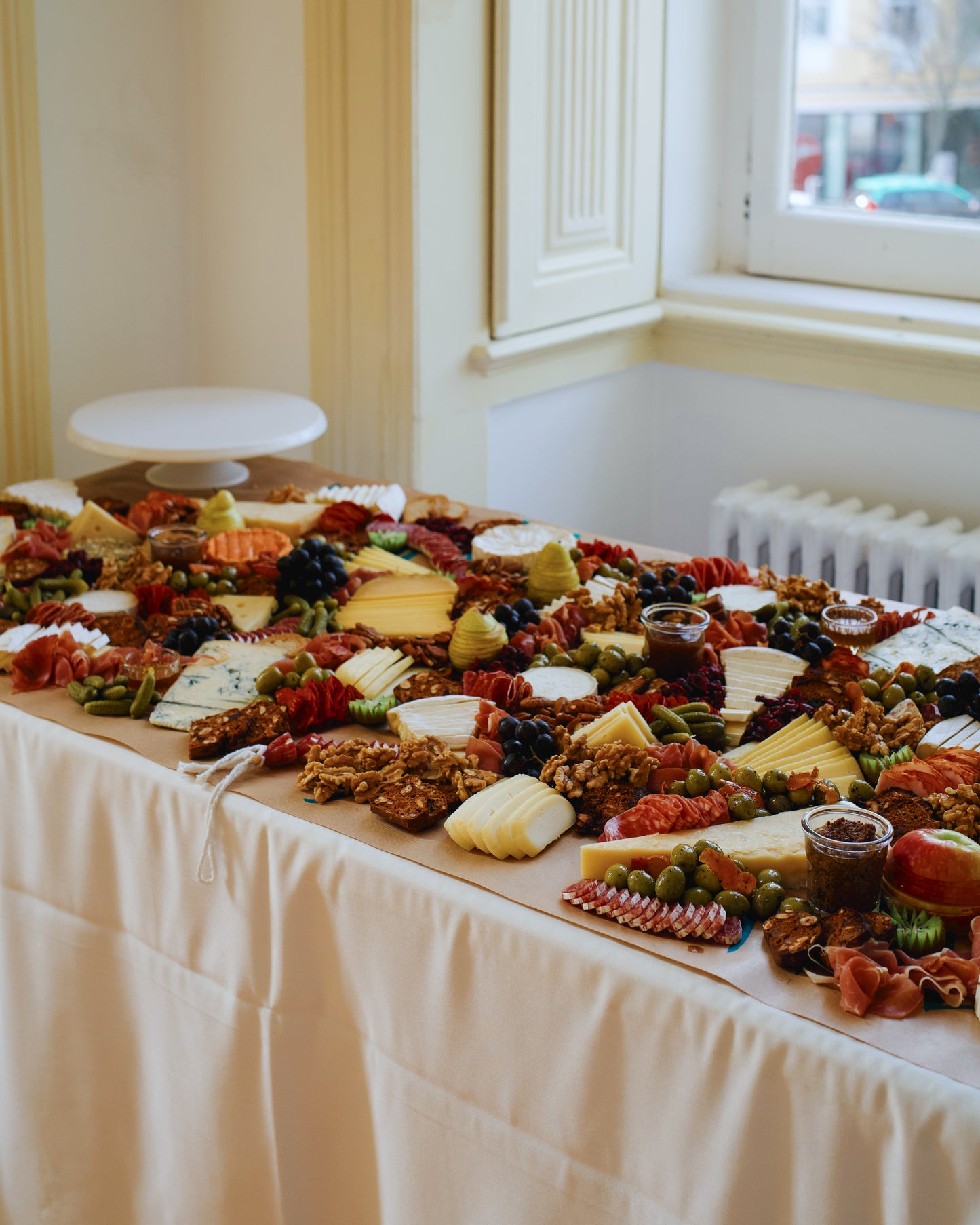 Piato signature cheese and charcuterie grazing table, right side