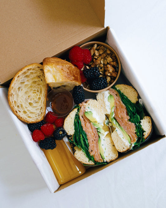 Piáto brunch box, top angle